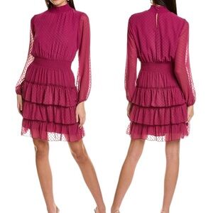 Nanette Lepore NWT Mini Dress in Raspberry Radiance NEW!
